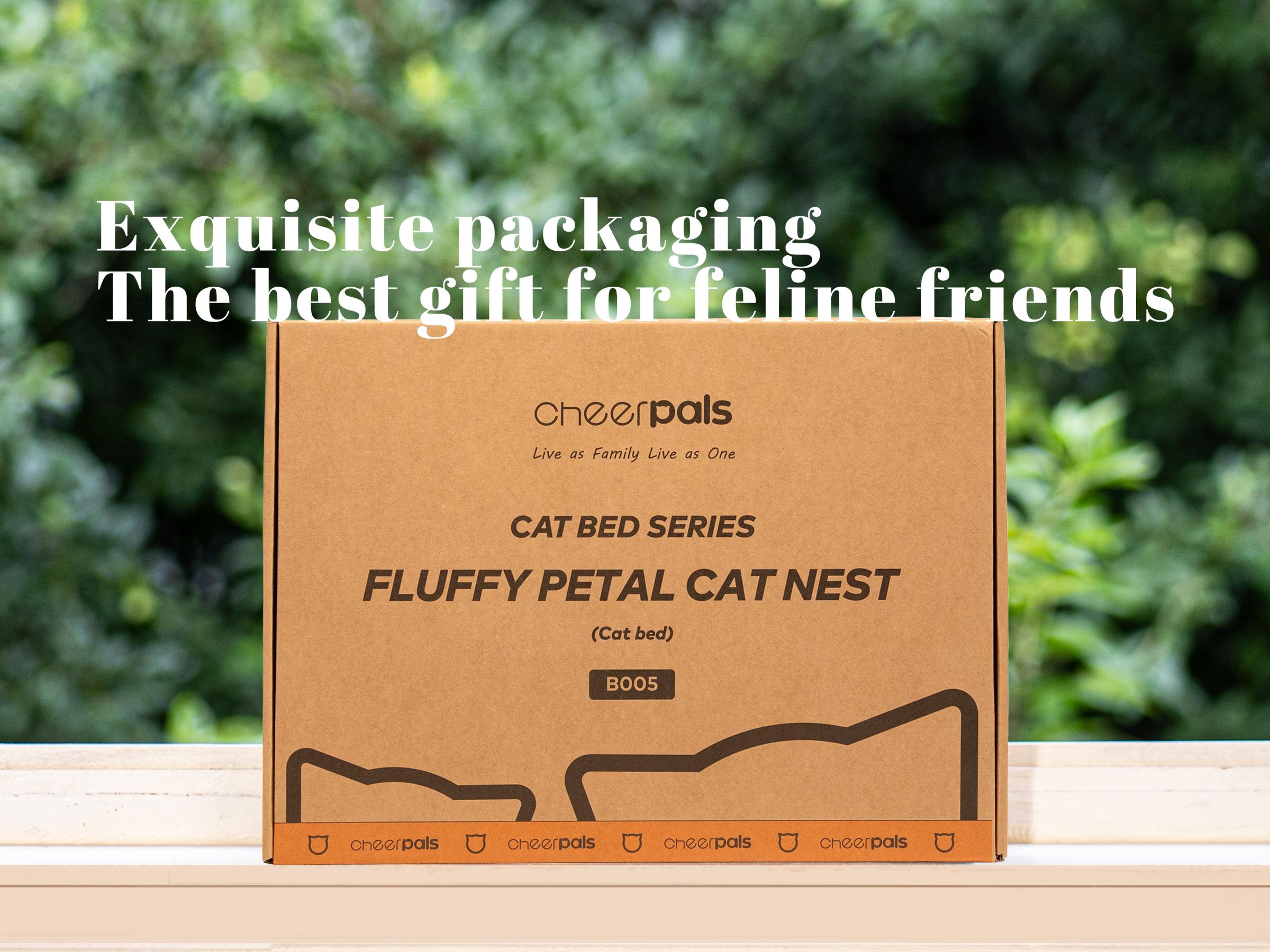 Elevated Flower Cat Bed,Wooden with Cushion, Fluffy Pet Couch Sofa for Indoor Cats and Dogs, Raised Kitty Lounge Chair, Suitable for Puppy, Cat Furniture(Large) Elevated Flower Cat Bed,Wooden with Cushion, Fluffy Pet Couch Sofa for Indoor Cats and Dogs, Raised Kitty Lounge Chair, Suitable for Puppy, Cat Furniture(Large)