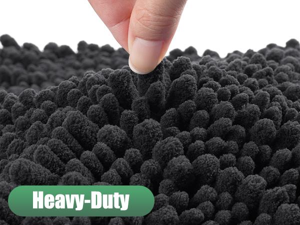 IM HOME Chenille Absorbent Outdoor Doormat, Washable Muddy Door Mats for Dog, Non Slip Dog Mat Pet Mat Indoor Doormat for Muddy Paw, Front Inside Door Mat for Entryway   Machine Washable for Dog Mud Entryway Mat