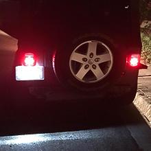 Nilight 2PCS 39 LED Universal Stop Turn Tail Light for Truck Trailer Boat Jeep, 12V Stud Mounted Red/White Lamp  dealsforyoudays Vehicle