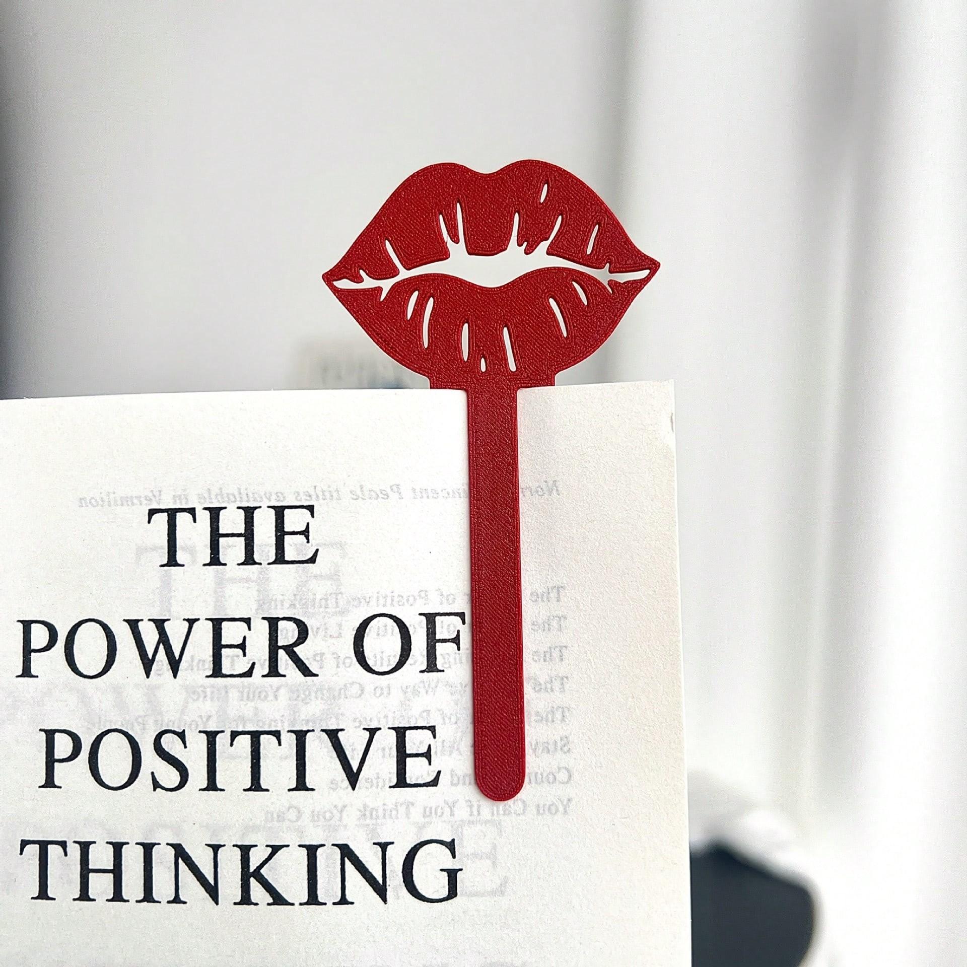 Lip Bookmarks, Fun Bookmarks for Teachers, Students, and Reading Enthusiasts, Ideal for School, Office, Library, Bookstore