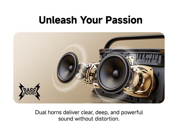 Ikarao Shell S2 Portable Bluetooth Karaoke Machine Device - 140W Stereo Sound System, Built-in Screen with Lyrics Display, 2 Self-Charging Wireless Microphones, Bluetooth and App Compatibility Speakers, TV Connectivity, Outdoor Audio for Home, Party Use s