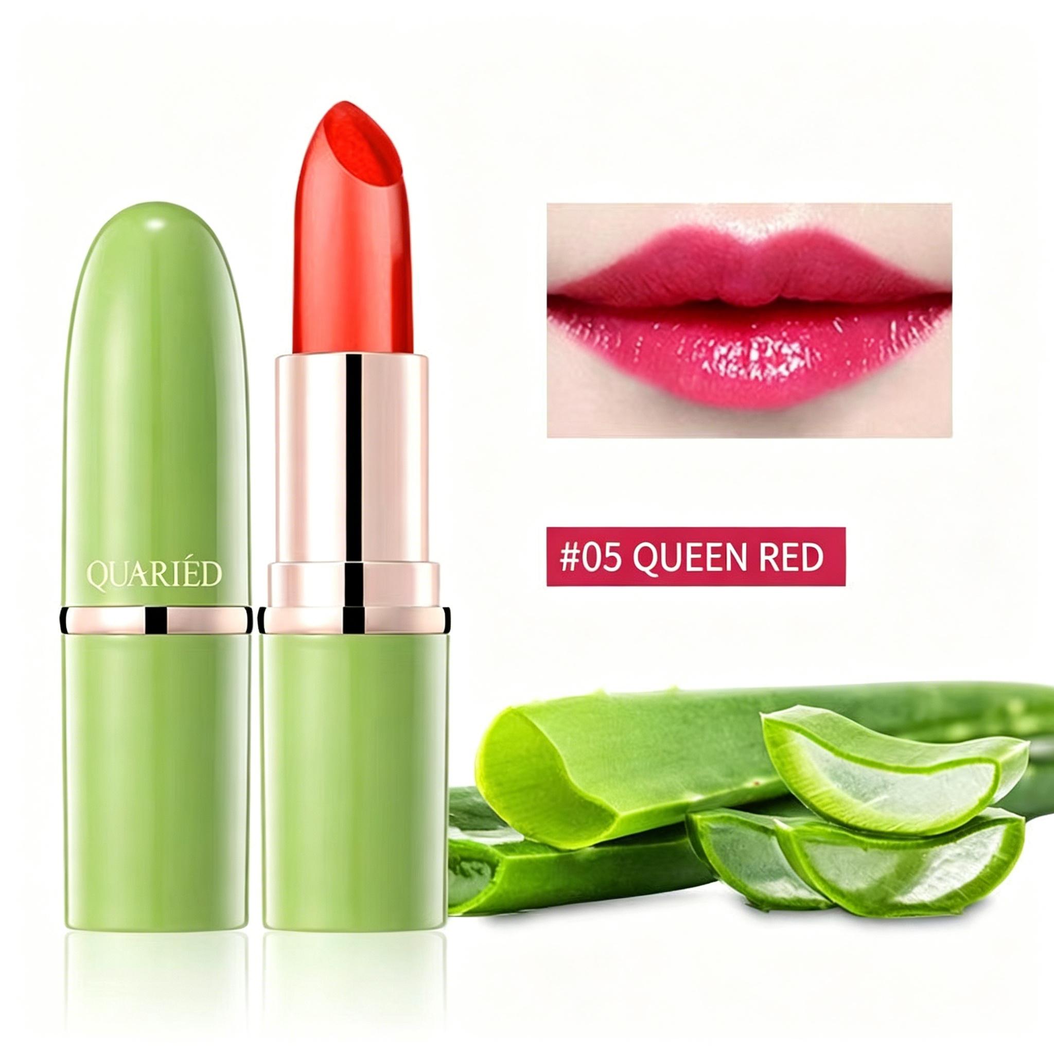 Temperature Change Aloe Vera Lip Balm, Moisturizing Nourishing Tinted Lip Gloss, Daily Lip Care, Non-Flammable Aerosols, Scpn/cpnp Notified