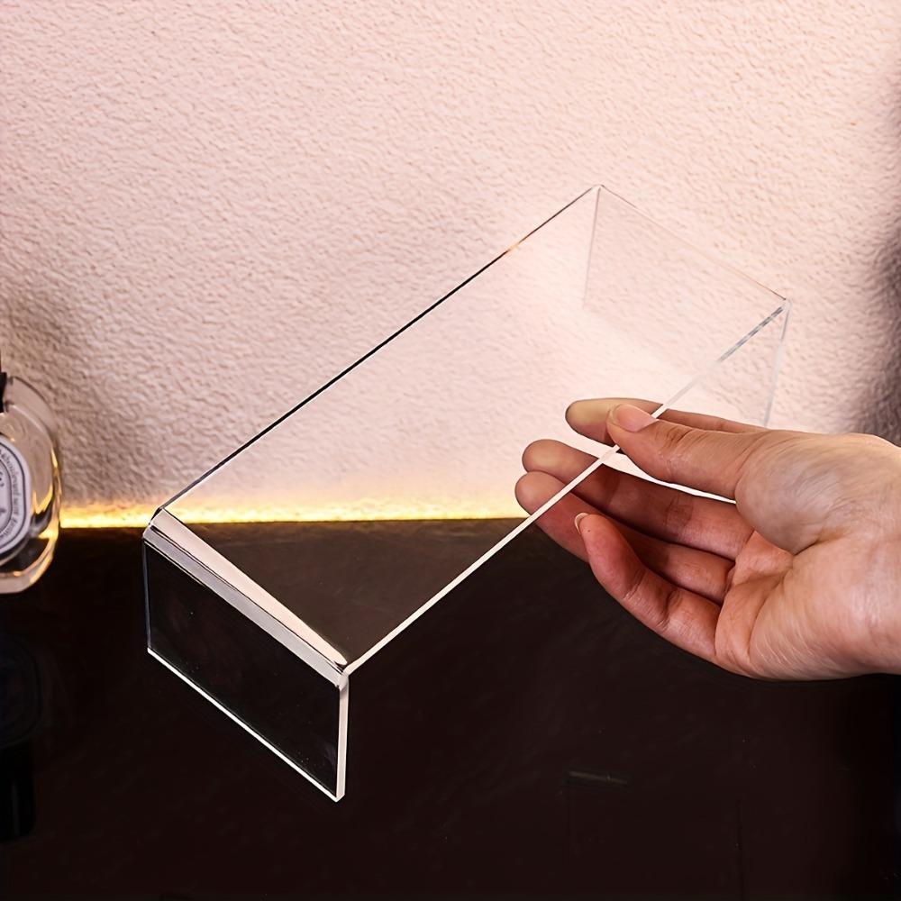 Rectangular transparent acrylic display stand, transparent multi-layer rack, suitable for weddings, business gatherings, tea breaks - cup cakes, sushi, a stylish and practical transparent plastic pastry rack (3/6/9 Pack)