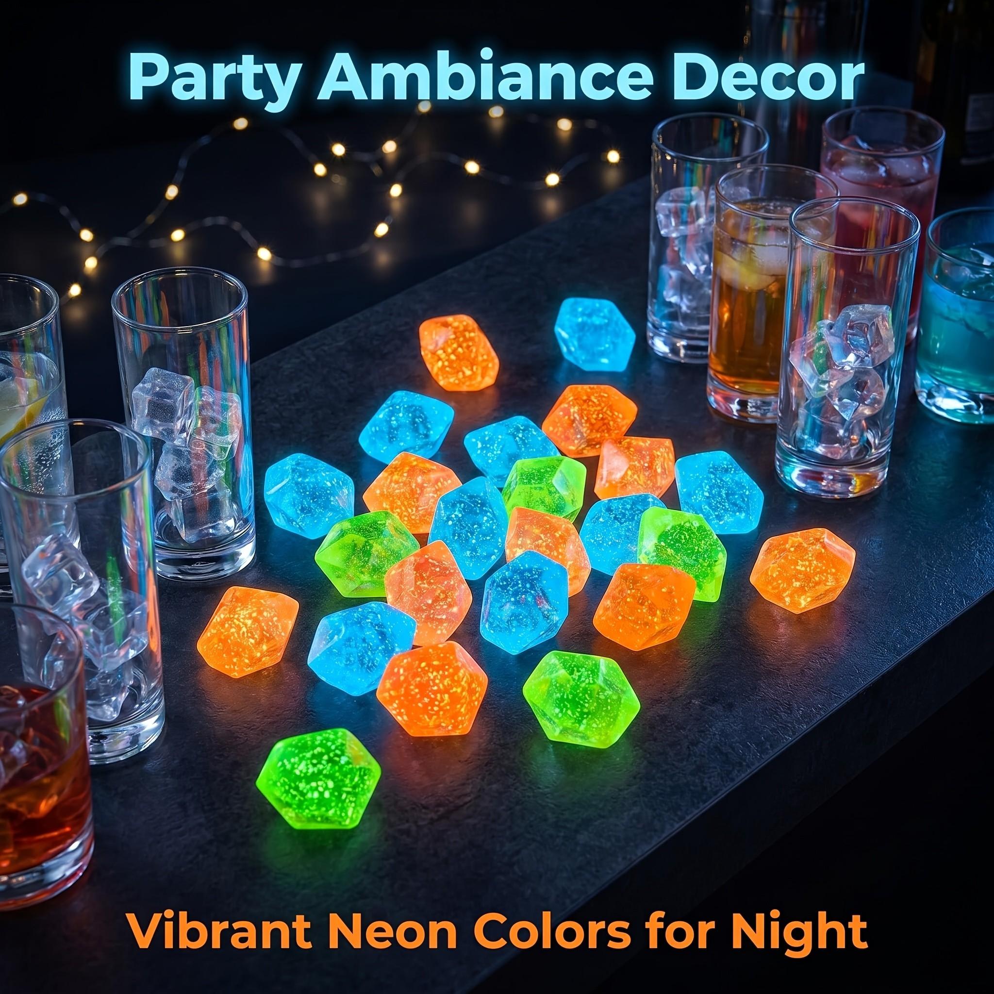 New 16 high-quality simulated starry glow stones, weighing 0.49 pounds, each with a diameter of 1.77 inches, suitable for large garden landscapes, starry sky landscapes, and night lights, are essential items for Halloween/festivals