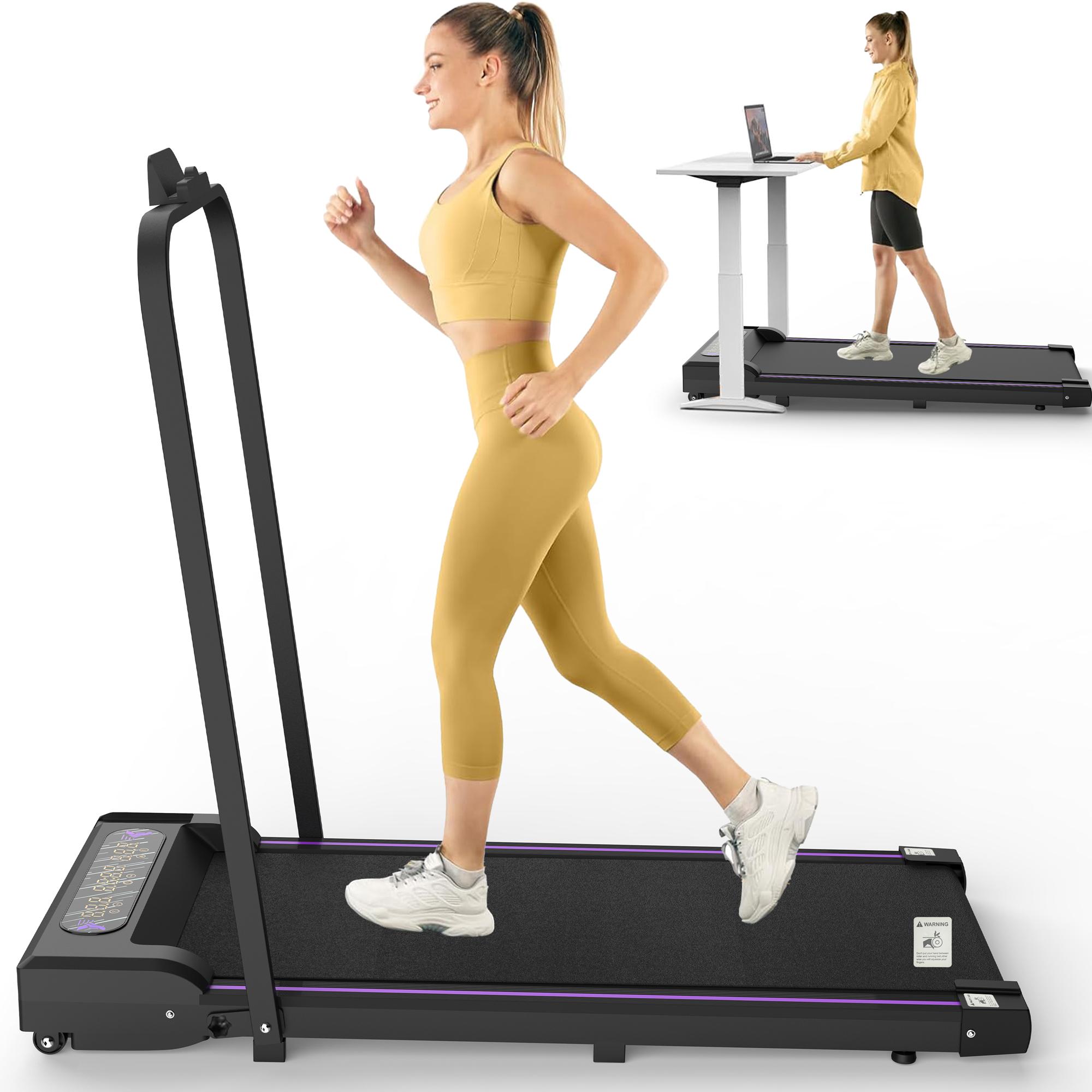 【KINMAC】265 lbs Treadmills Walking Pad, 2 in 1 Running Machine, Under Desk Treadmill for Home Office, Protable Treadmill Walking Treadmills for Home