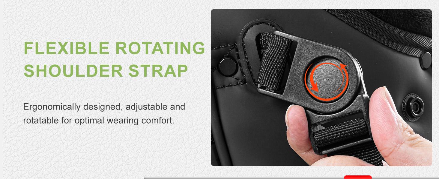 14 Way Golf Stand Bag, Lightweight Golf Bag for Men & Women, Premium Leather Golf Club Bags with Padded Ergonomic Double Strap, Full Length Dividers, Multiple Pockets Waterproof Design