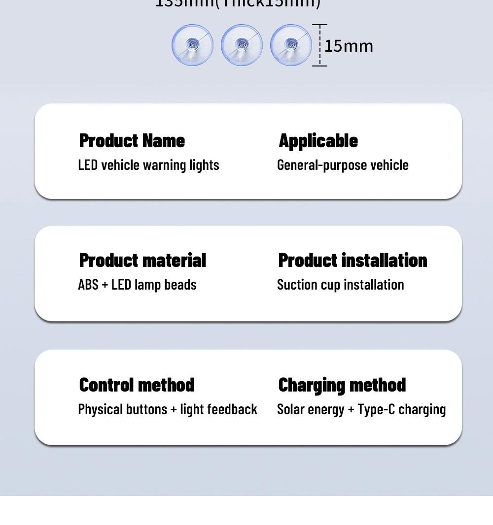 Car Rear Window LED Dynamic Display Light, Vampire Devil Eye Emoji Panel, Auto Decorative Light