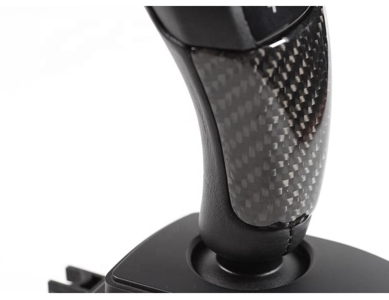 High End Real Carbon Fiber Gear Shift Knob Cover for BMW 3 5GT 6 7 Series F30 F31 F32 F10 Interior Styling Trim