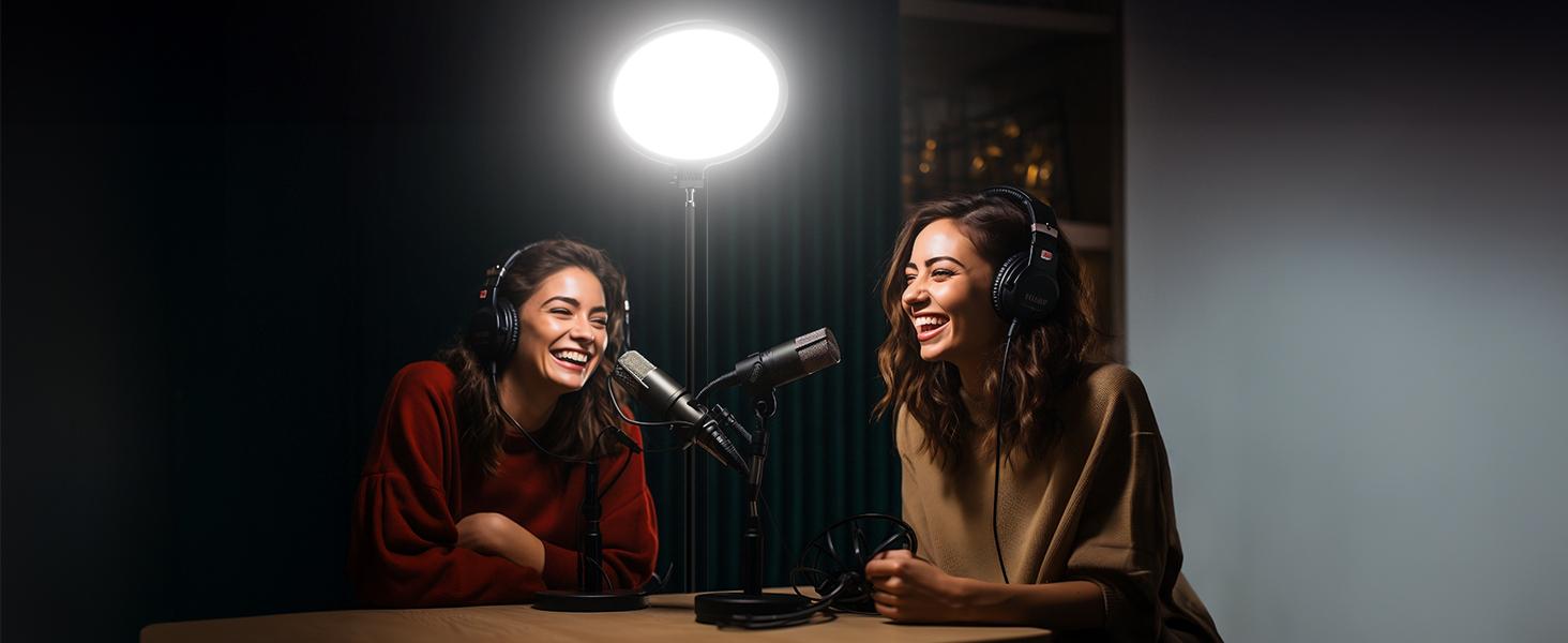 Weilisi 10.5" Ring Light with 69" Tripod Stand, Phone Holder & Remote – Dimmable LED Circle Light for Live Streaming, Makeup, YouTube, TikTok, Selfie Photography (Compatible with iPhone/Android)