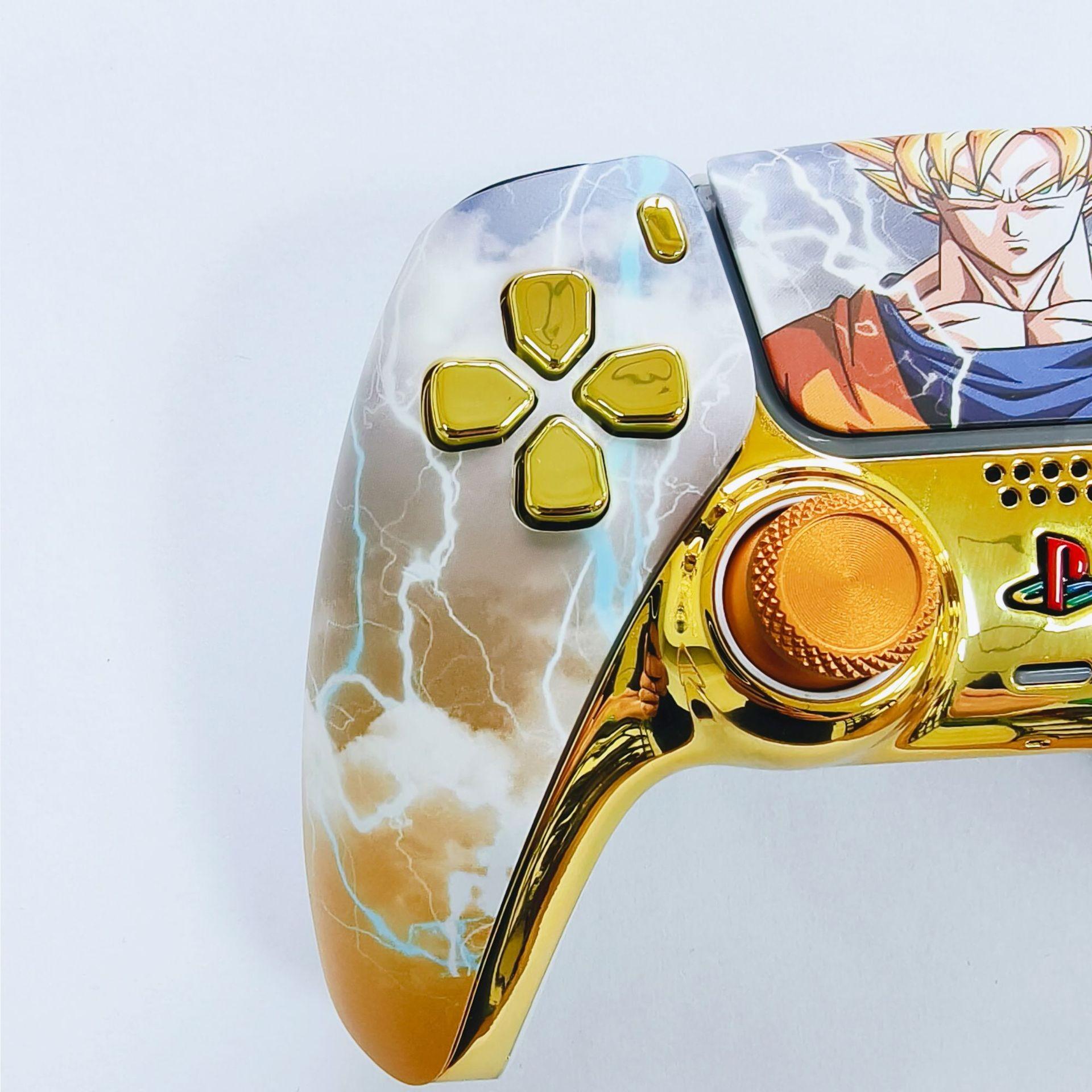 Ps5 Game Controller Replacement Shell Cover, Creative Ip Bottom Shell Decorative Strip, Compatible with Ps5 Handheld Console Accessories