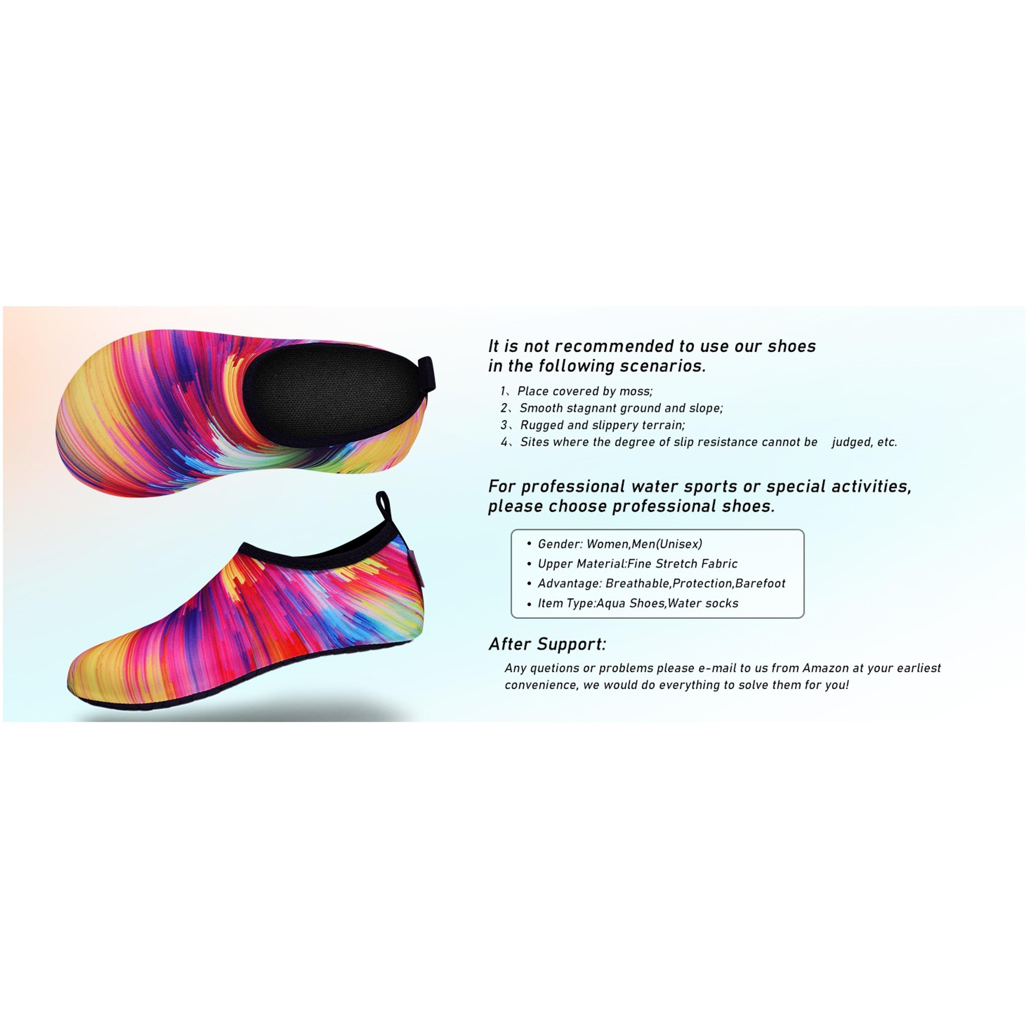 Water Shoes for Men Women Barefoot Quick Dry Aqua Socks Slip On