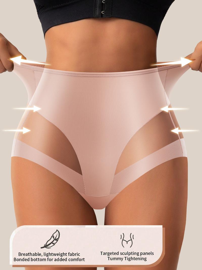 QUASTI 3 Pieces Mid-Rise Sexy Mesh Splicing Contrast Women's Thongs,Smooth Ice Silk Soft and Comfortable Material,Mix Colors Hip Lifting Elastic Sexy LadiesBriefs Thongs,S-XXL,Homecoming Season Gifts