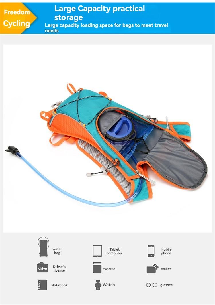 Lightweight Outdoor Cycling Backpack, Large Capacity Waterproof Hiking Climbing Bag, Breathable Comfort Sports Travel Shoulder Pack