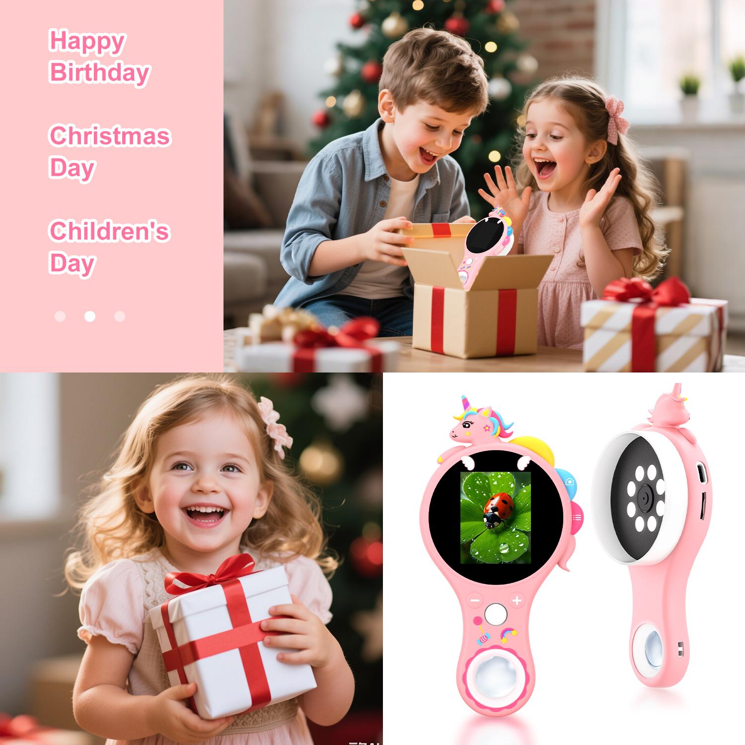 Kids Microscope Handheld Digital Microscope Portable Mini USB Microscope Camera for Science Education Fun Birthday Gift