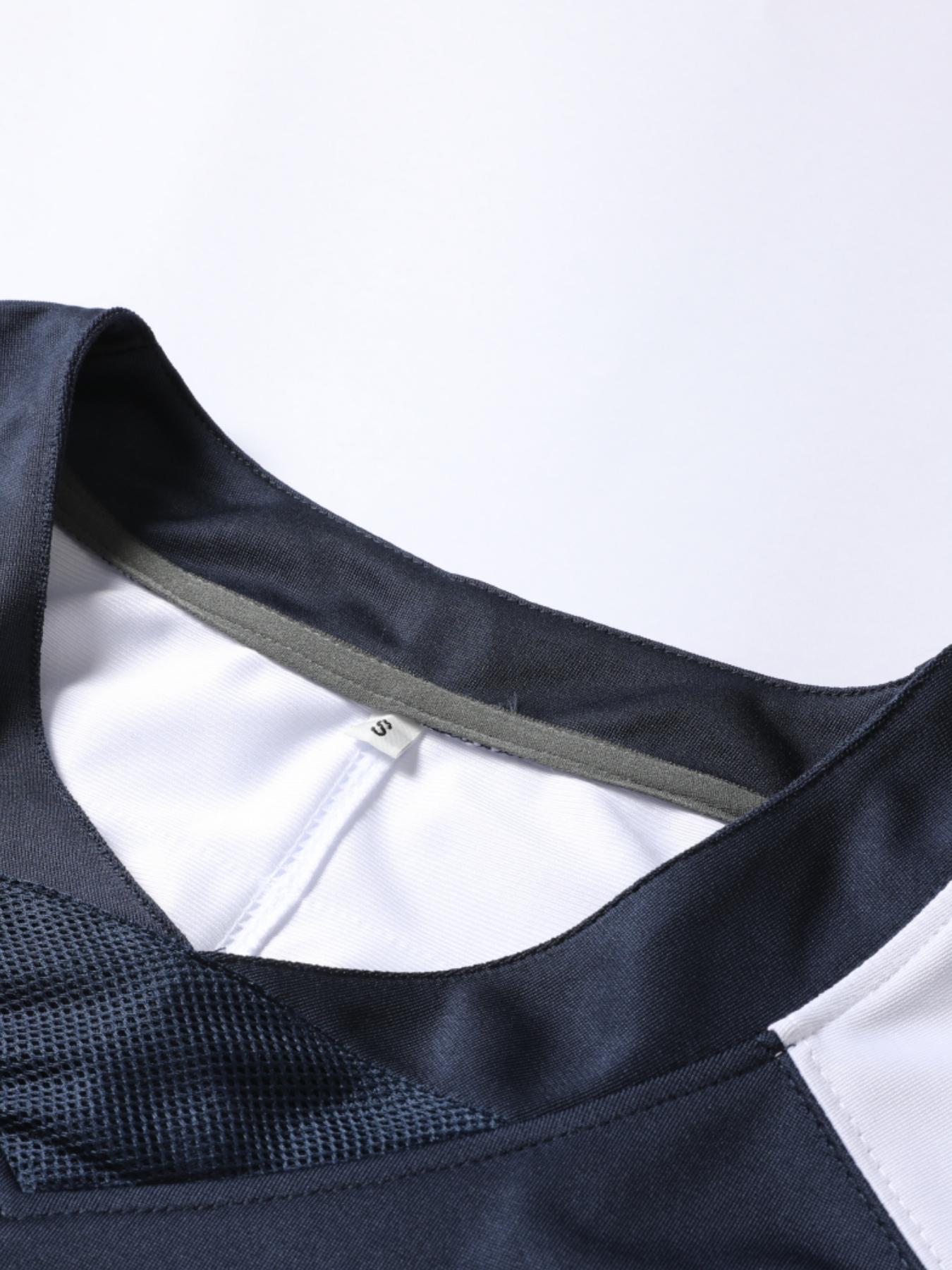 Embroidered Men's American Football Jersey Short Sleeve, Lightweight Jersey, Sweat Absorbing Rugby Jersey, Breathable T-Shirt Comfortable Sportswear