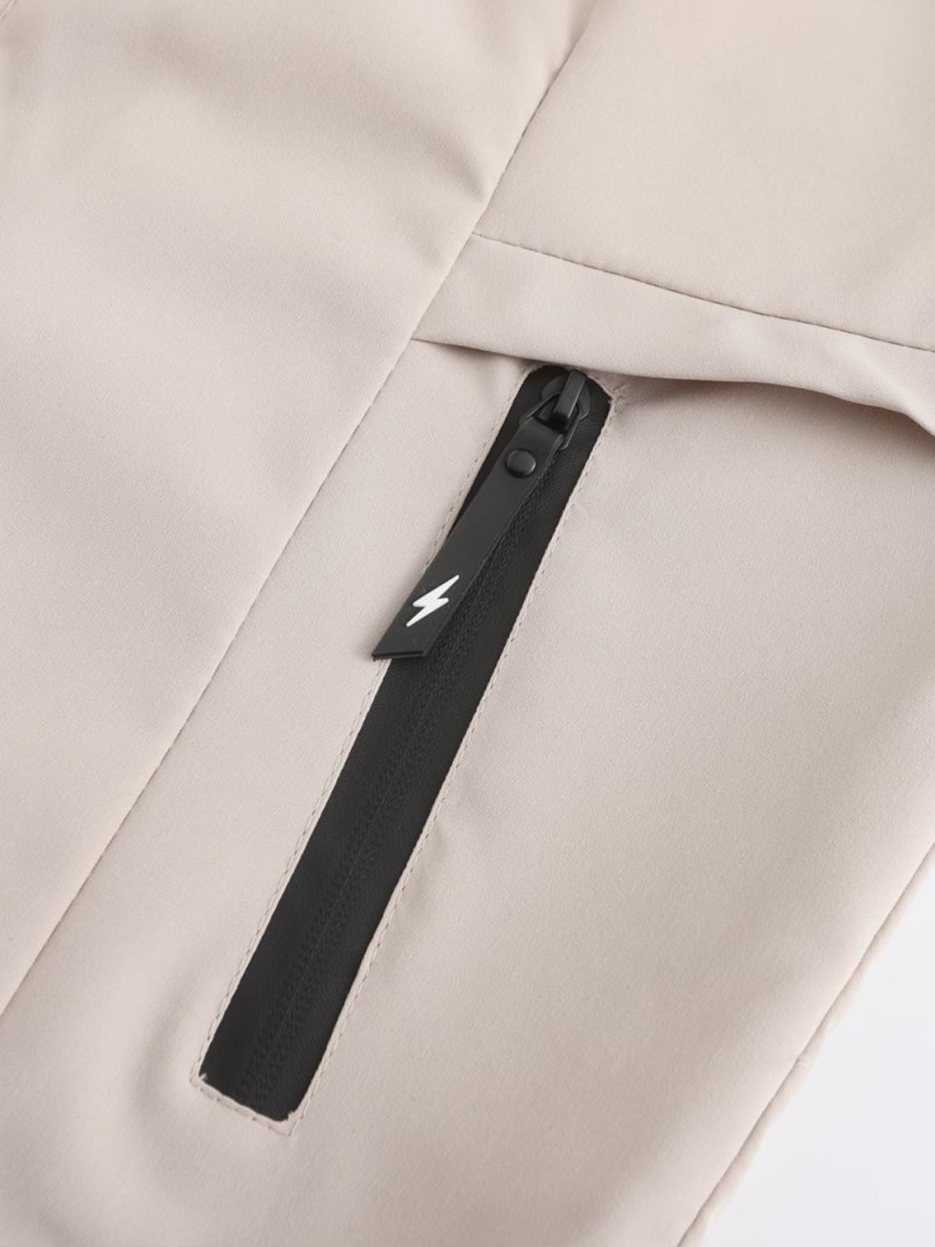 Men's Casual Rabbit Print Outdoor Jacket Set, Camping Hiking Fitness Daily Commute Breathable Durable Mountain Wear