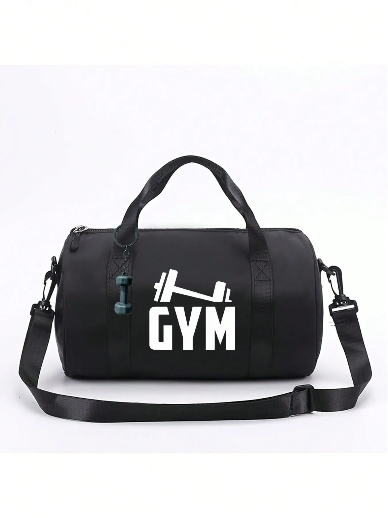 Fitness Print Travel Gym Bag Workout Sport Bags Large lightweight tote with reinforced handles, holds sports gear, shoes & towels. Perfect for yoga, workouts, sports and weekend trips, great Father's Day & graduation gift. Multifunctional Sports Bag