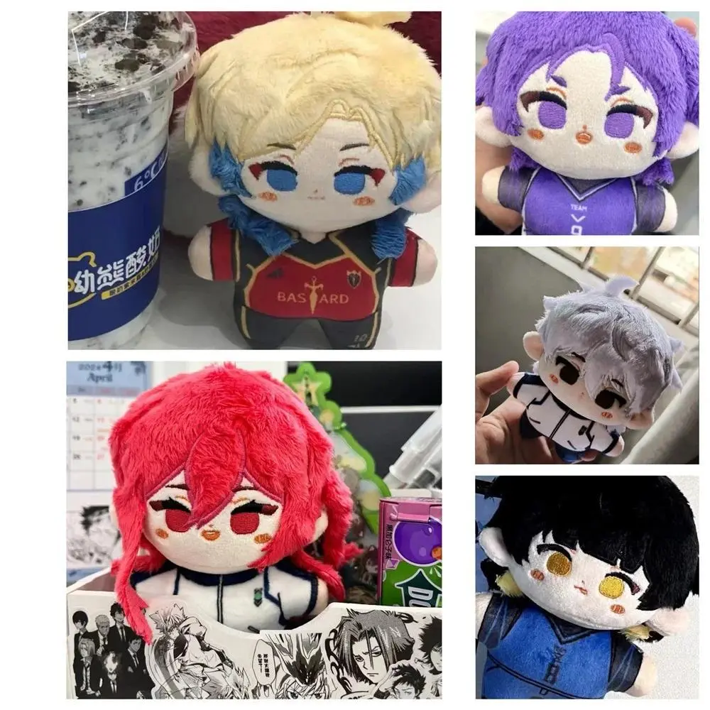 Mini Anime Plush Toys Michel Caesar Mikage Reo Nagi Seishiro Chigiri Hyoma Bachira Meguru Cute Stuffed Starfish body Doll Gifts