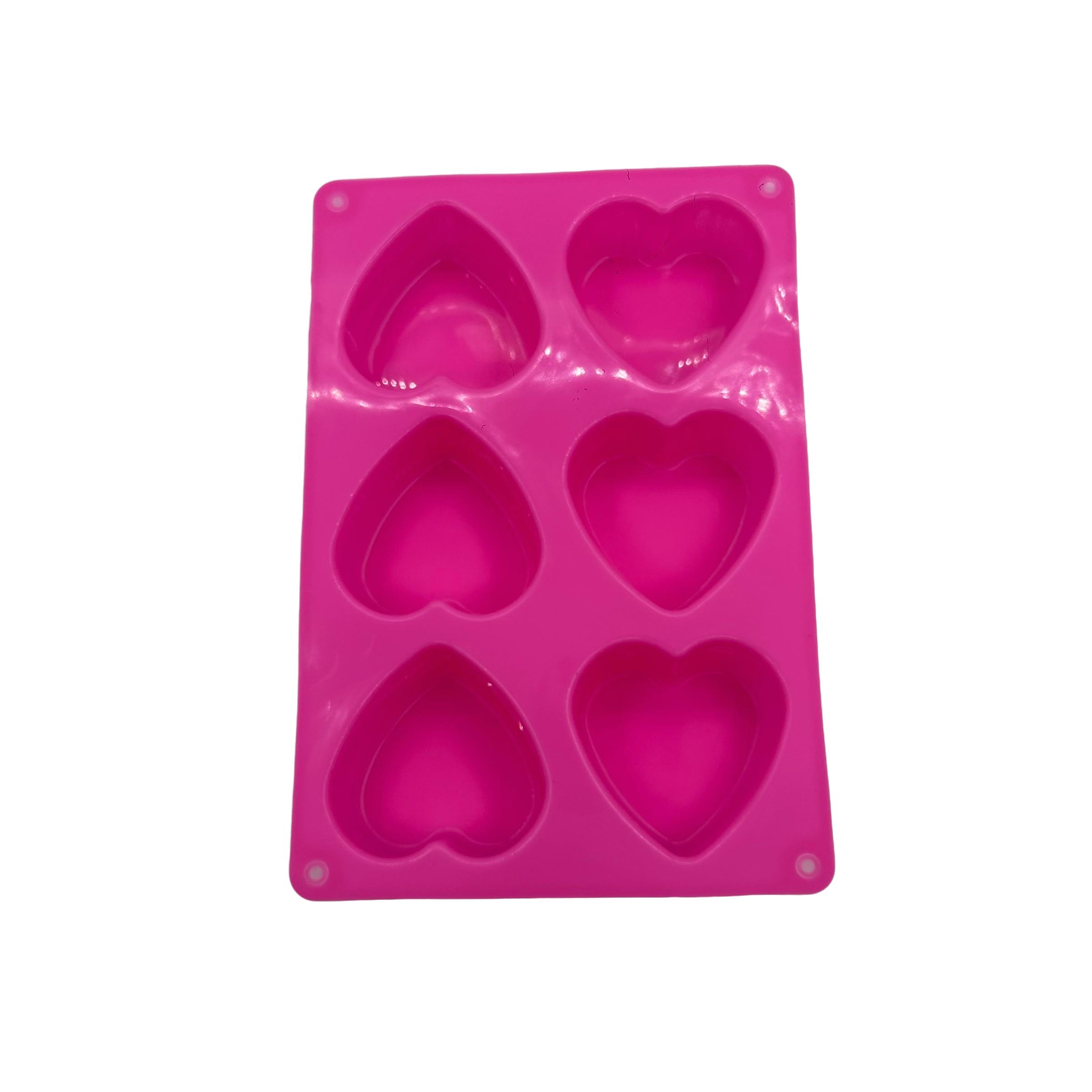 Heart Shaped Silicone Chocolate Mold, Cake Mold, DIY Soap Mousse Mold, Valentine's Day Chocolate Mold, Jelly Pudding Mold, Candle Mold