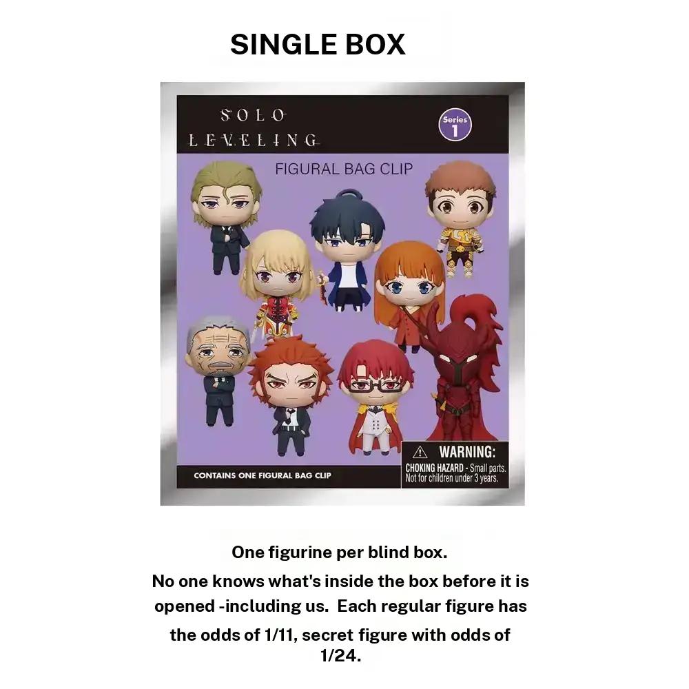 Solo Leveling Officially Licensed 3D Wear-resistant Dark Blind Bag Keychain Random Character Anime Collection Backpack Accessory Cosplay Gift MN-30500 Solo Leveling Officially Licensed 3D Wear-resistant Dark Blind Bag Keychain Random Character Anime Collection Backpack Accessory Cosplay Gift MN-30500