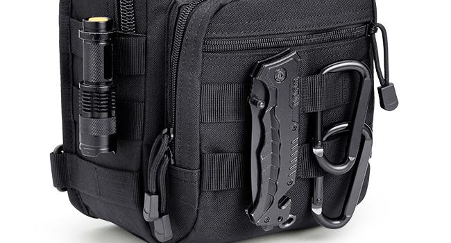 Tactical Compact EDC Sling Bag - Concealed Carry Shoulder Bag for Range, Travel, Hiking, Outdoor Sports Men Gifts