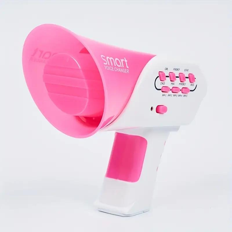 Kids' Voice-Changing Prank Toy, Mini Multi-Sound Speaker, Fun Amplifier with Various Sound Effects. Perfect Holiday, Christmas, and Birthday Party Gift. Ideal for Scene Parties, Birthday Gatherings, Yard Activities, Requires 3 Batteries(Not Included).