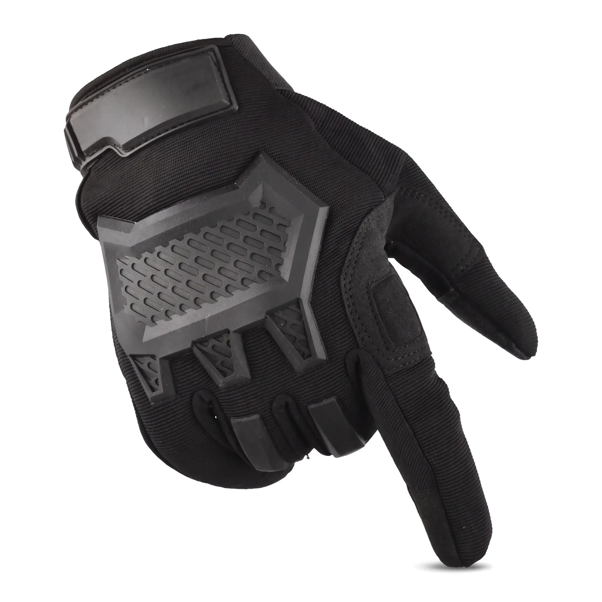 Tactical Full Finger Gloves for Men Touchscreen Training Combat Anti Slip Cycling Outdoor Sports Protective Long Finger Polyester Gloves Soft Cozy Everyday Essential for Autumn Fall Riding Hiking Camping Workout Gym Fitness Travel Daily Use Size M L XL