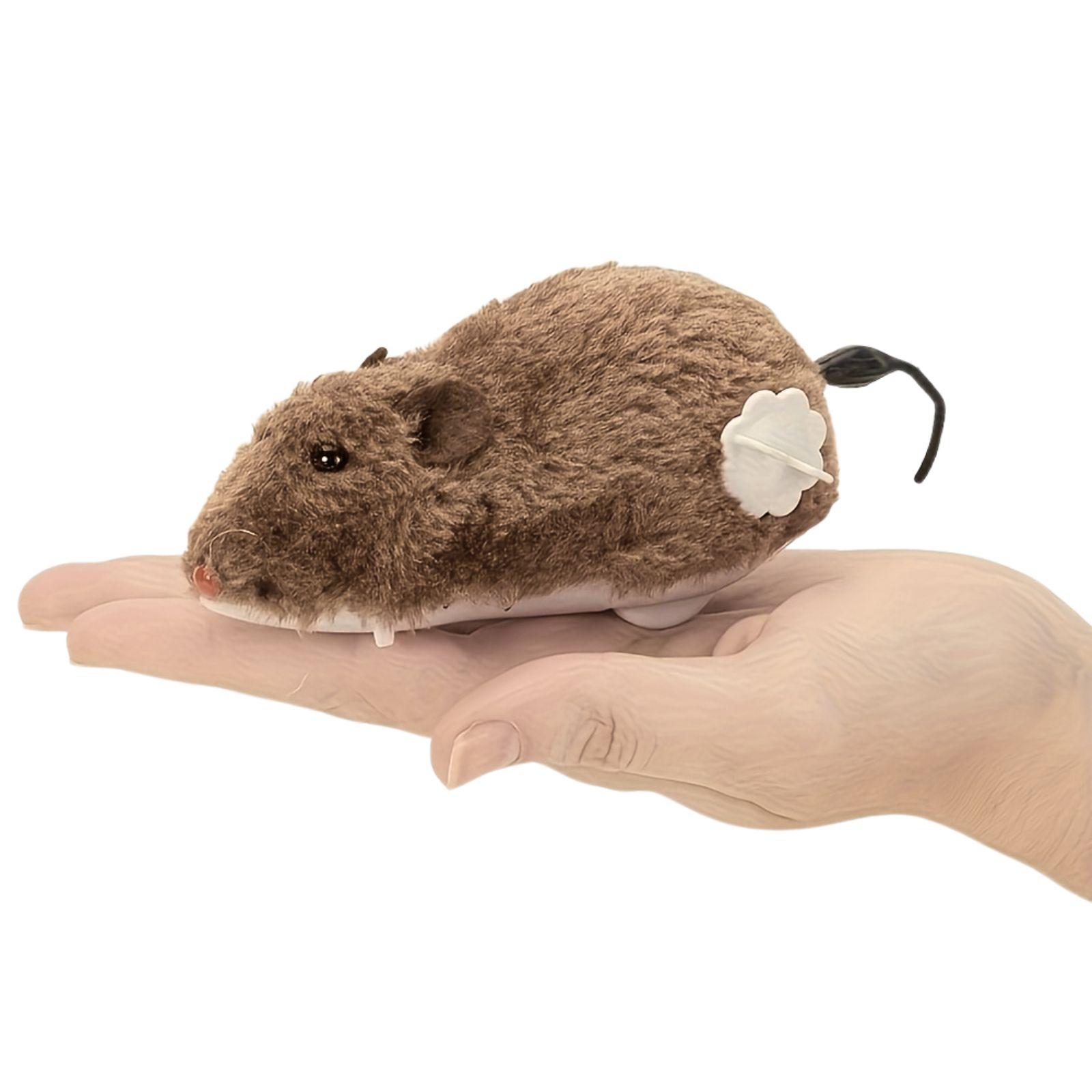 1pc Interactive Cat Toy Mouse, Plush Toy - Durable Plastic, No Batteries Needed, Suitable for Medium Breeds, Fun Cat Toy | Interactive Mouse Toy, Indoor Cat Interactive Toy, Hot Selling in Worldwide, Kittens