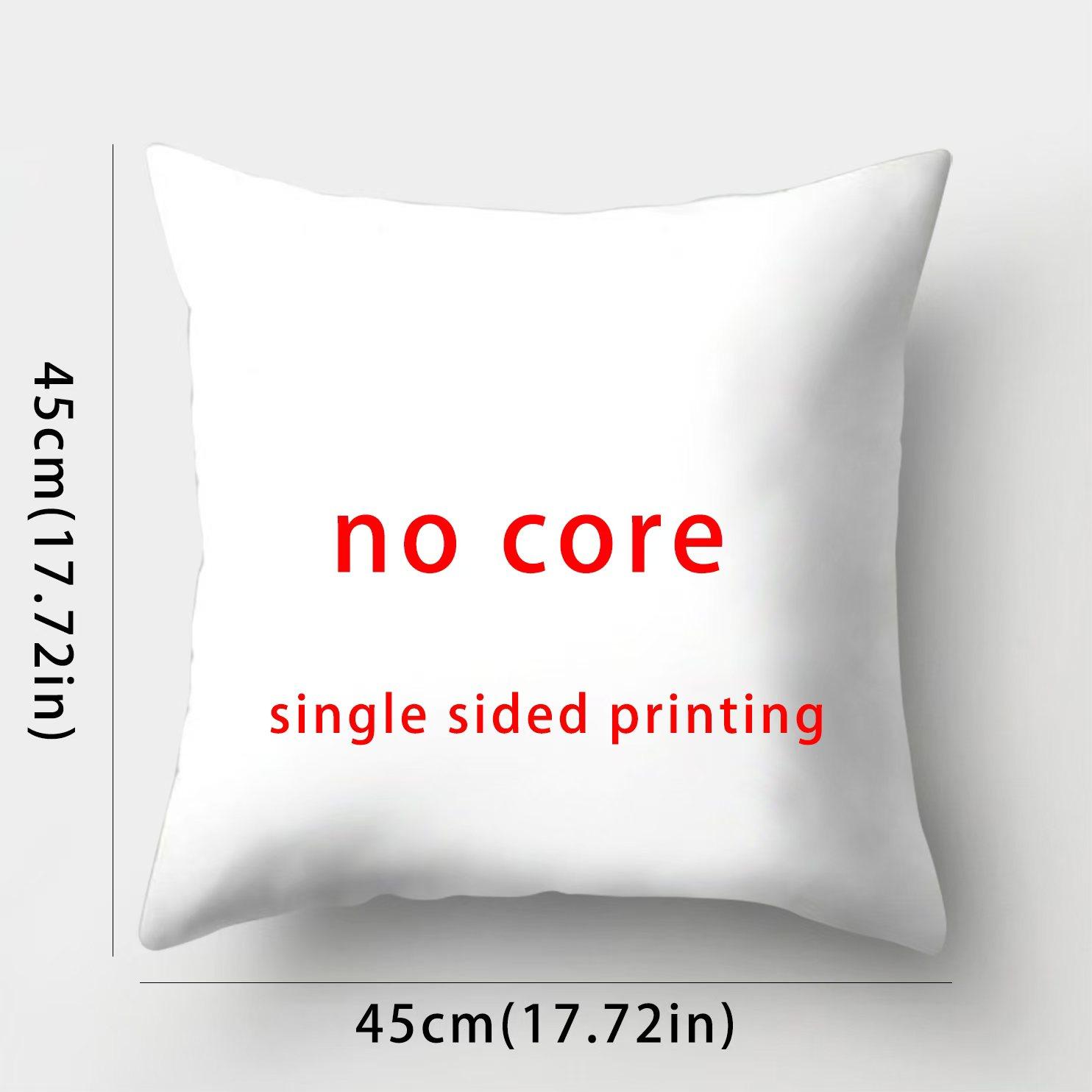 Lemon Pattern Cushion Cover, 4 Counts/set Square Throw Pillow Cover without Filler, Household Decoration Supplies for Home Living Room Bedroom