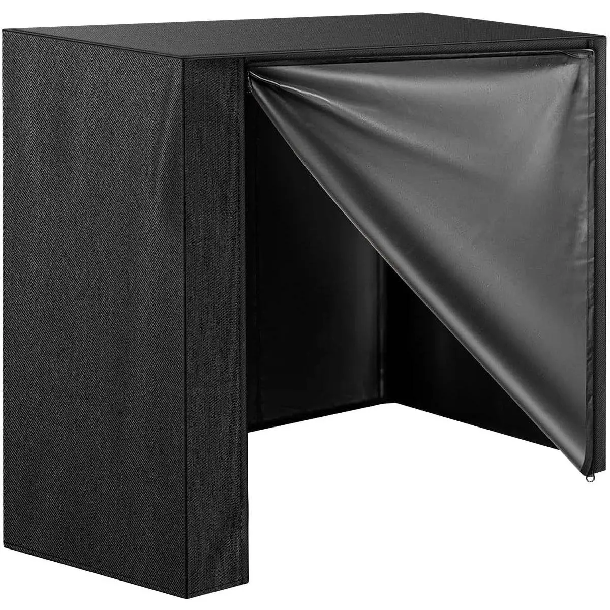 4ft Firewood Rack Cover, Heavy Duty Waterproof 600d Oxford Outdoor Firewood Storage Cover with Zipper and Openable Front Flap, Cover Only