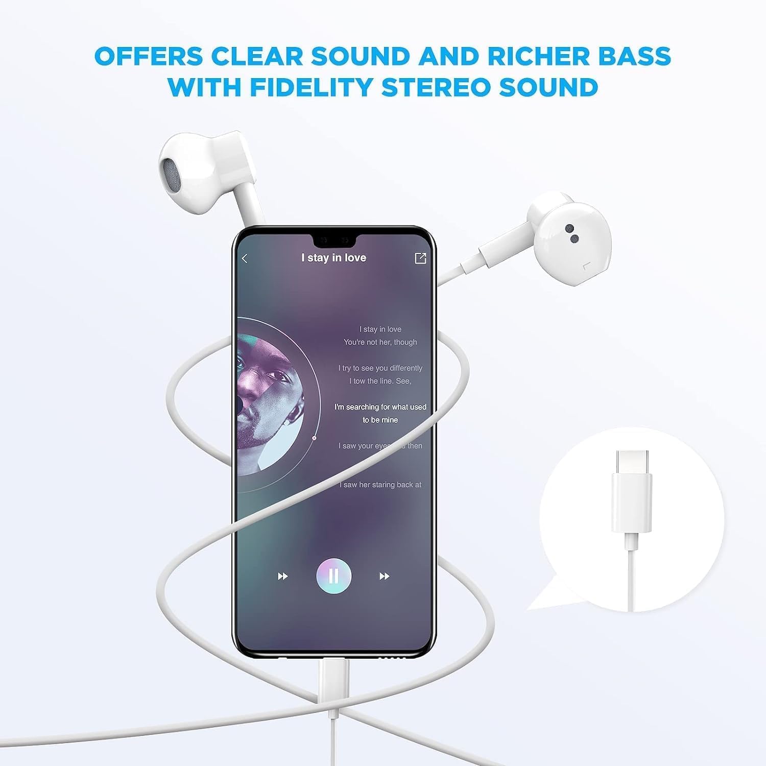 2 Packs USB C Headphones for 17/16/15 Earbuds with Microphone & Volume Control HiFi Stereo Type C Earphones for Galaxy S23/S22/S21/S20/Ultra Note 10/20, for iPad Pro Pixel 7/6/6a/ 9 2 Packs USB C Headphones for 17/16/15 Earbuds with Microphone & Volume Control HiFi Stereo Type C Earphones for Galaxy S23/S22/S21/S20/Ultra Note 10/20, for iPad Pro Pixel 7/6/6a/ 9