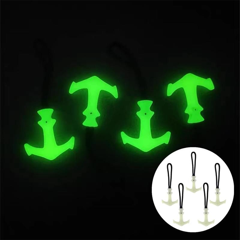 4 Pack Glow in The Dark Zipper Pulls for Luggage Backpacks Handbags Suitcases, Easy to Find in Low Light, Durable for Travel Camping Hiking Daily Use