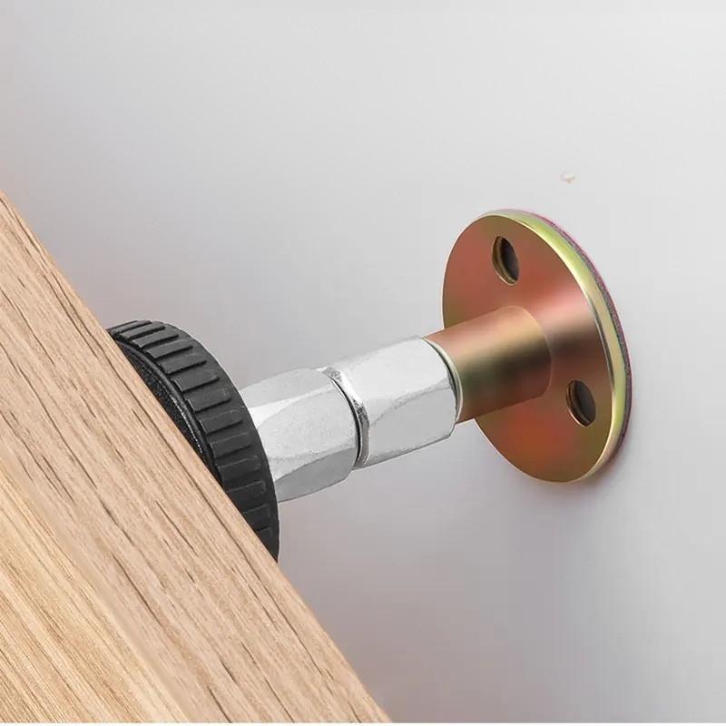 Adjustable Bed Frame Brackets, No Wobble Headboard Wall Mount Bracket, Quick Install Bed Headboard Reinforcement System, 2 Pieces