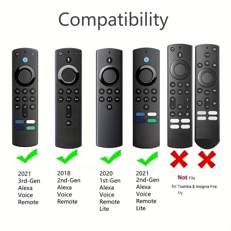 Glow in The Dark Remote Control Case with Lanyard, 1 Count Dustproof Remote Control Cover, Remote Control Protector for Fire TV Stick 4K Lite Cube