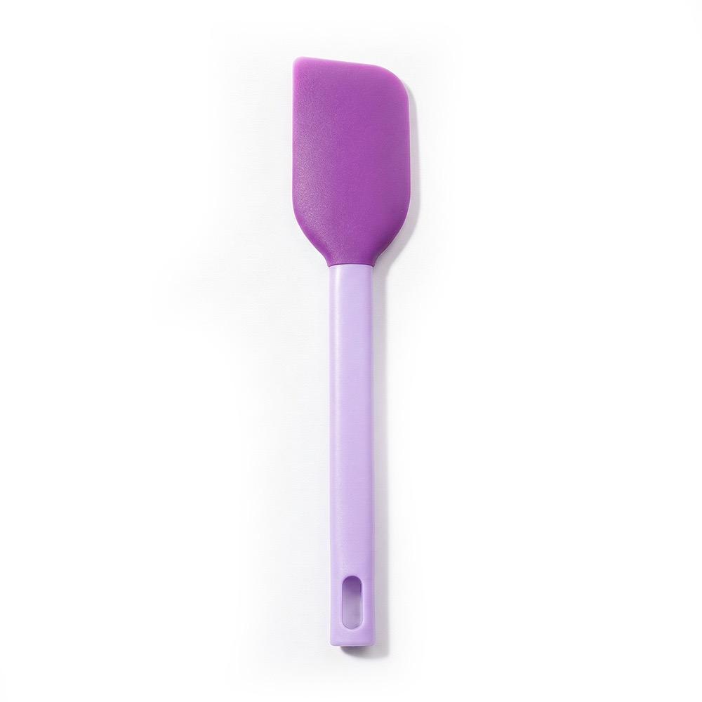 1 color-matching integrated silicone spatula, multi-color silicone spatula, durable kitchen tool, flexible kitchen spatula suitable for baking, cooking, sc bowls, decoration, heat resistance and easy cleaning, etc. Various colors optional