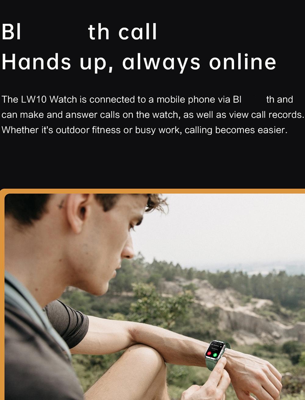 AI smartwatch 2.06 with full touchscreen, high appearance, low power consumption and long battery life. Scan for matching, 120+ sports modes, voice assistant, APP sports push. Stopwatch, camera remote control, music player, calculator. Perfect gift for