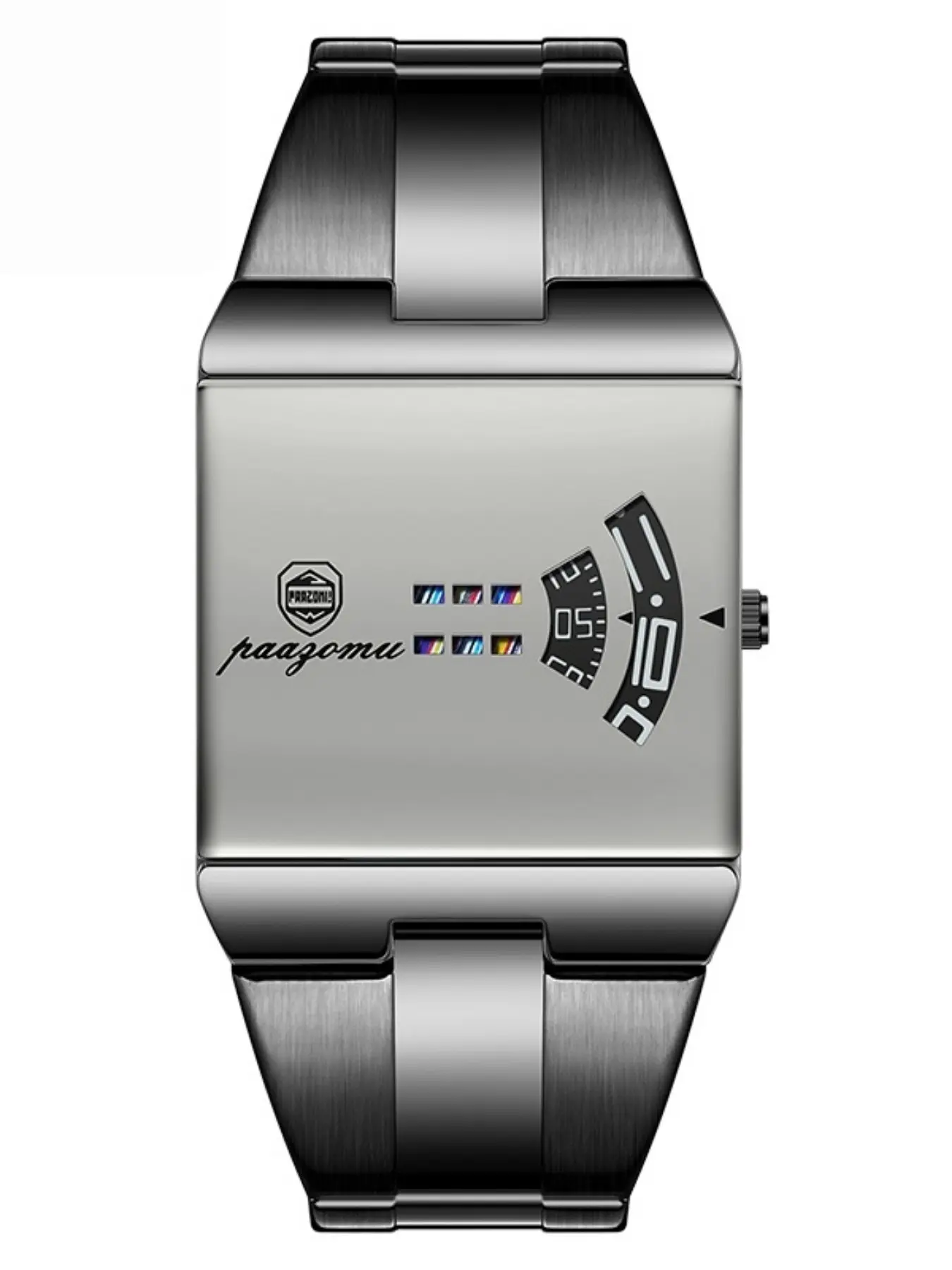 Luxury Fashion Men's Stainless Steel Strap Quartz Wrist Watch, Calendar Night Light, Leisure Business, Unisex Quartz Watch, Stylish and Durable, Analog Quartz Watch, Fashionable Wristwatch