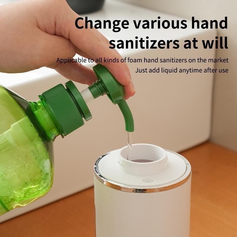 Automatic Soap Dispenser Wall-Mounted Touch-Free Infrared Foam Hand Wash Machine, USB Rechargeable, Hygienic and Convenient for Home Bathroom