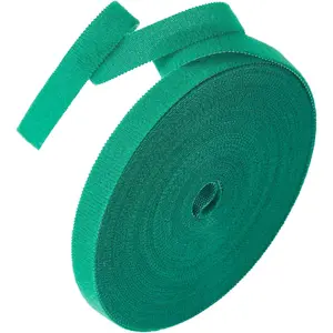Tangyinrd 1 roll Garden Tie Green Tape Twist Ties for Plants Tomato Plant Support for Effective Growing for Climbing Plants,Reusable Adjustable Garden Plant Ties Gardening Strap