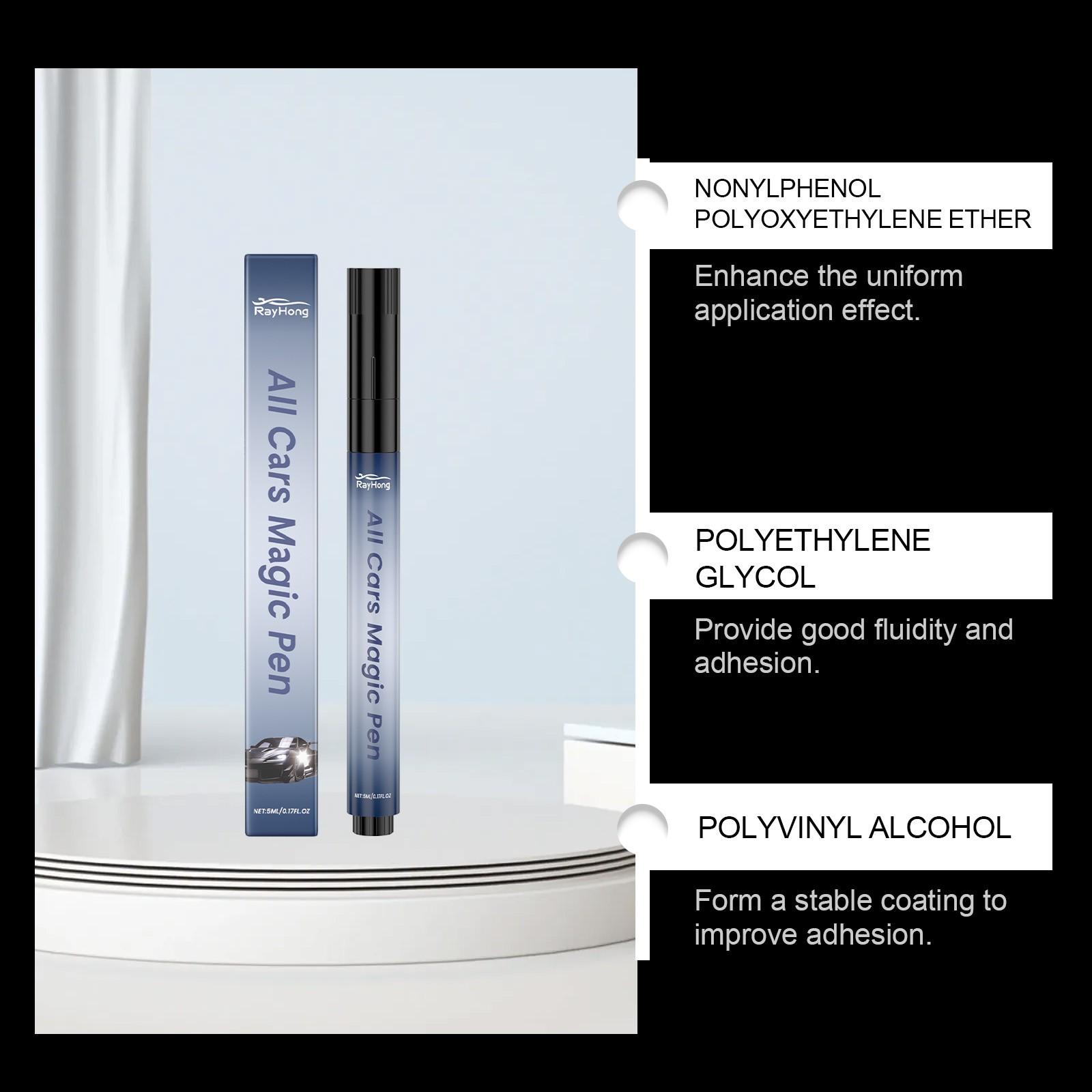 Car Scratch Repair Pen, Paint Surface Scratches Fix Refinish Polish Color Fill, Automotive Care Tool, Easy Use, Durable