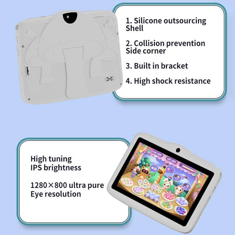 Android 13 Touchscreen Tablet PC 7 Inch Quad-Core WiFi Dual Camera