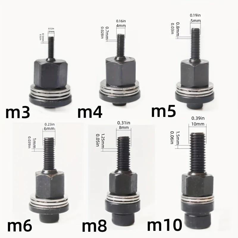 High-Quality Simple Manual Rivet NutTool, Hand Tightening Nut Head Accessory, Licensed Professional Simple Hand Rivet Nut Gun, Sturdy & Labor-Saving Manual Riveting Tool SpeciallyDesigned for Thin Iron Sheet.