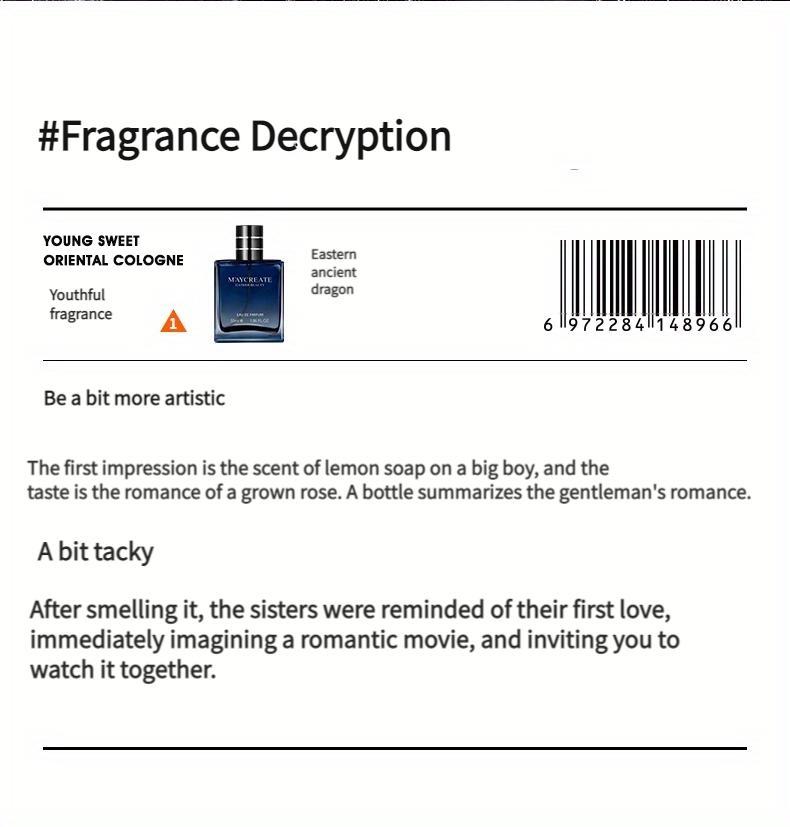 TikTokShopfalldealsforyou Men's Perfume (1 box), Apple, Cedar, Mimosa, Men's Fragrance, Long Lasting, Everyday Fragrance, Travel Size