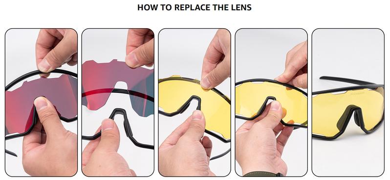 ROCKBROS Polarized Sunglasses for Men Women UV Protection Cycling Sunglasses Sport Glasses 3 Lenses ROCKBROS Polarized Sunglasses for Men Women UV Protection Cycling Sunglasses Sport Glasses 3 Lenses