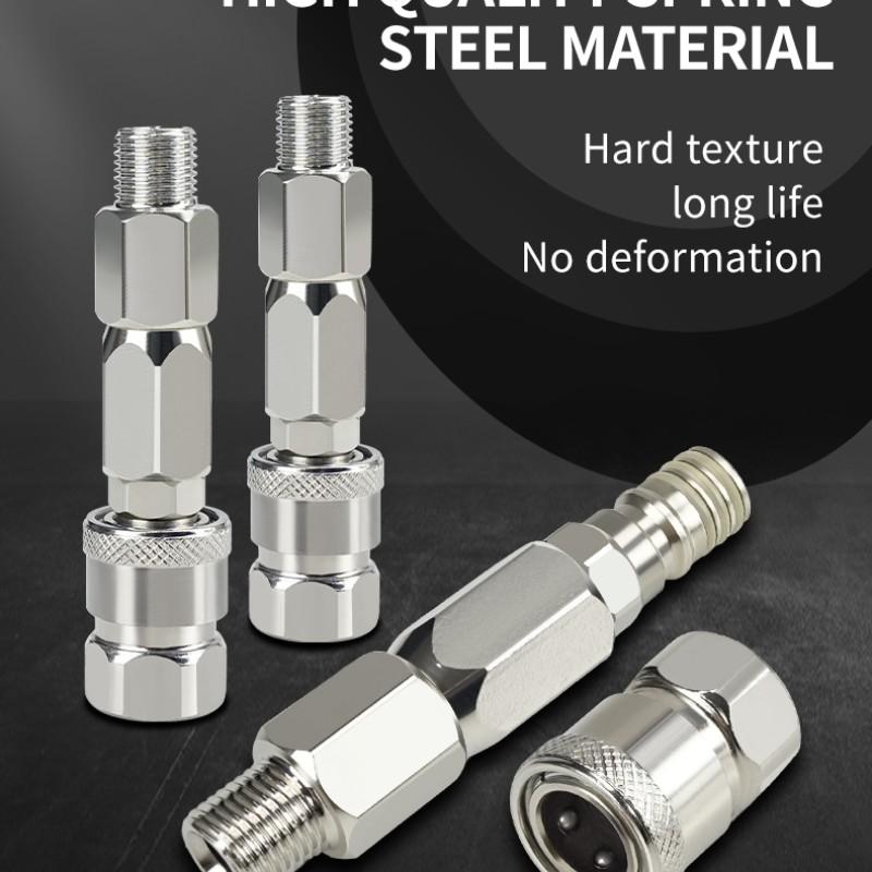 Stainless Steel Rotating Quick Connect Fitting, Durable Stainless Steel Connector, Easy-To-Use Fastener for Various Applications
