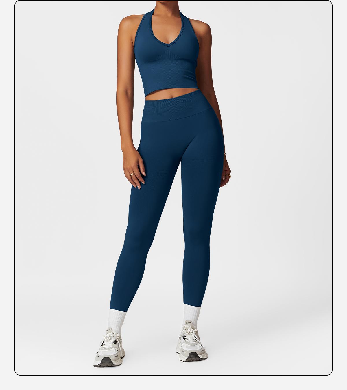 MFVIM Women's Workout Sets 2 Piece Sports Bra High Waisted Hip Lift Leggings Gym Yoga Exercise Clothing Sets athletic tracksuits comfortable sportswear Summer Activewear SpringStatements