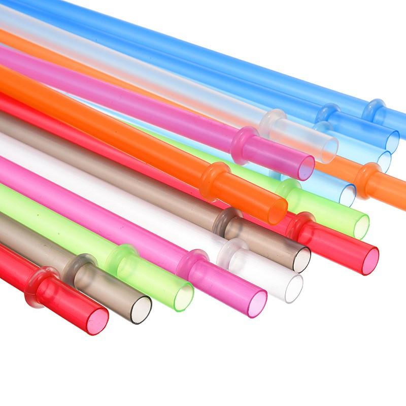 Reusable Drinking Straws with Cleaning Brush, 12-Piece Durable Clear Plastic Colorful Glitter Drinking Straws, Drinking Supplies for Home Kitchen, Party, Picnic and Outdoor Use #GLOBAL PICKS