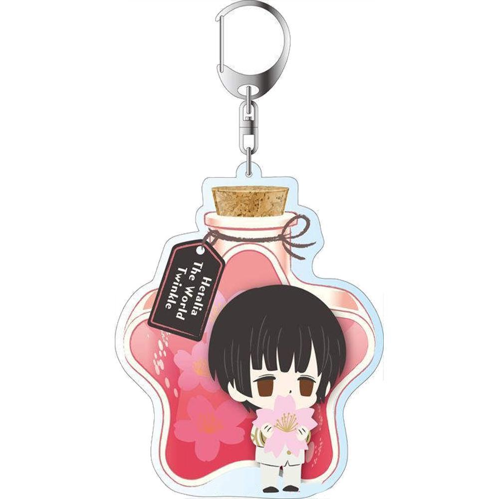 Anime Peripheral Store Hetalia: World Stars Charappu Fleur Ver Acrylic Keychain Pendant Ornamen Fans Charm Gifts About 6cm