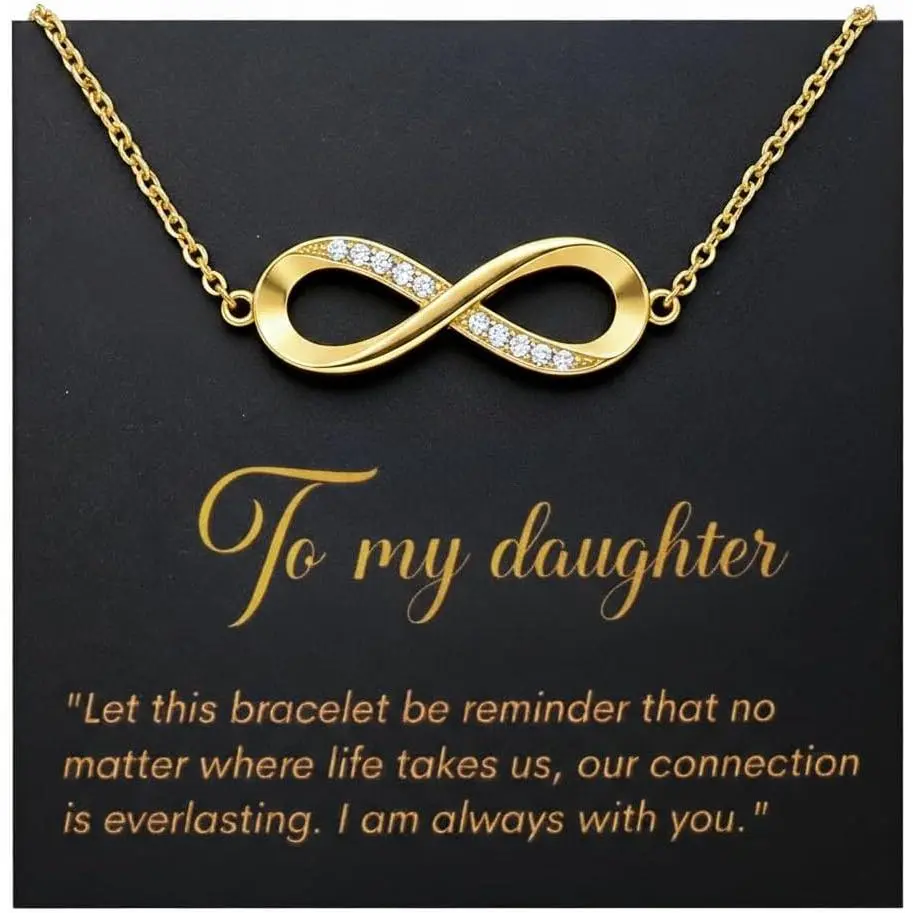 Gifts for Women, Infinity Bracelet for   Daughter and Sister,   Gifts for Mom Daughter Grandma  Birthday Anniversary