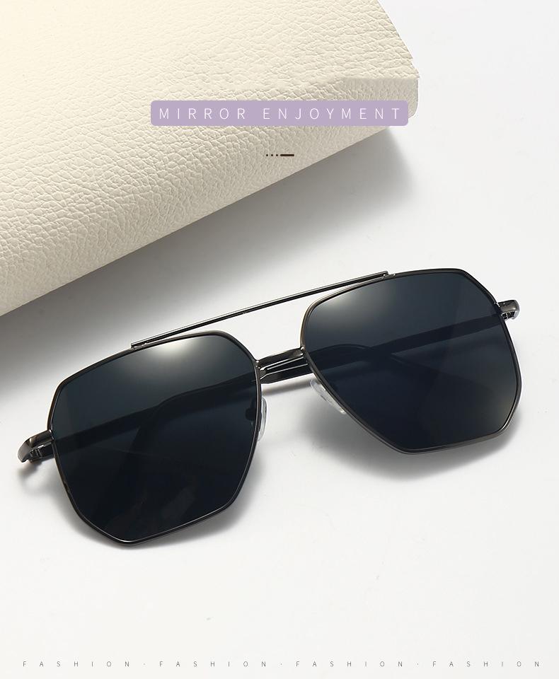 New Classic Pilot Sunglasses for Men & Women, UV400 Protection Metal Frame Mirror Lens Fashion Shades, Ideal for Driving Fishing Business Daily Leisure Summer Vibes